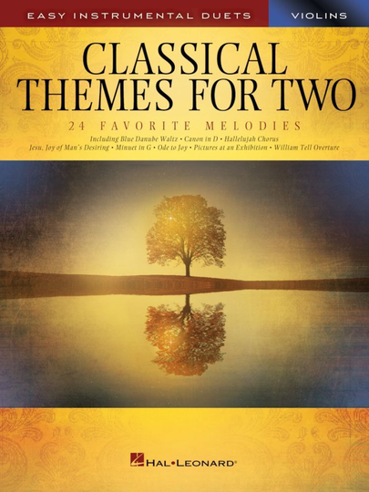 Noten Classical Themes for Two Violins Duette HL 254444 Violinduette