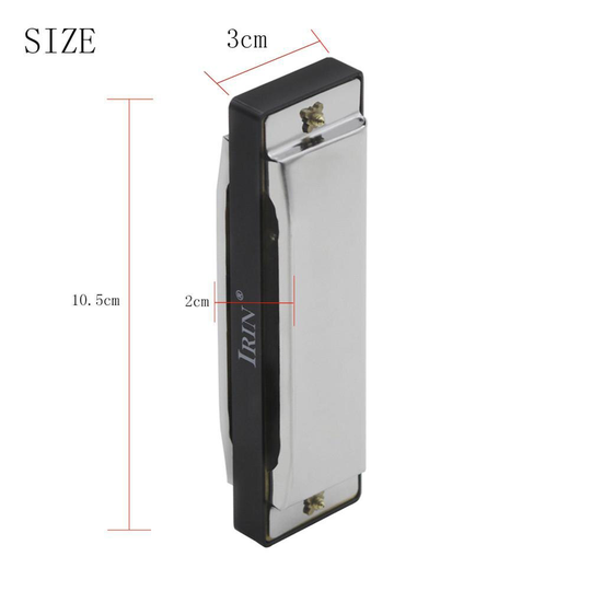 Irin Draagbare 10 Hole 20 Tone G Sleutel Harmonica