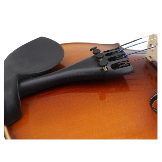 3/4 4/4 Viool Fiddle Staartstuk Hill Stijl Met 1Pcs Tailgut Tailcord 4 Fijnstemmers Aluminium Duurzaam Sterke