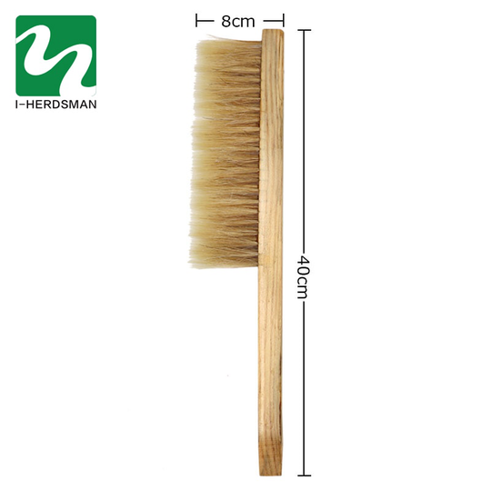 Rijen Synthese Gemengde Haar Bee Borstel voor Cleaning Bijenteelt Bijenteelt Apparatuur Gereedschap Houten Handvat