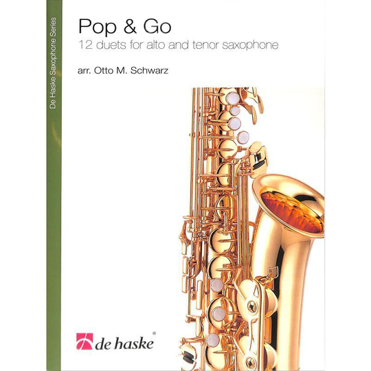 Noten Pop & go saxophonduette Alt & Tenor playalong HASKE 970843 Duos