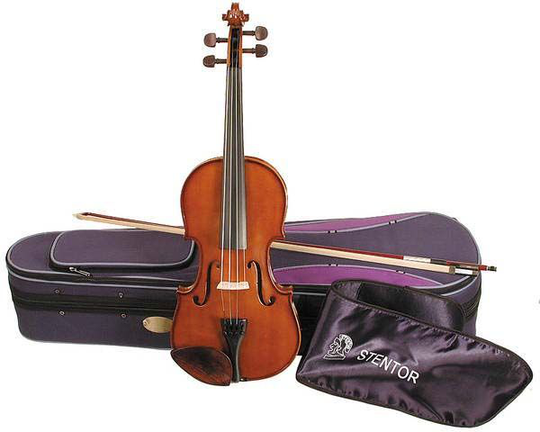 Stentor Violine Student I 1/16 SR-1400I2 1/16 Garnitur mit Koffer u. Bogen