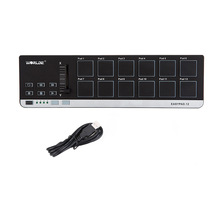 Wereldje EasyPad.12 Drum Pads MIDI Controller Draagbare Mini MIDI Keyboard Controller met Usb-kabel