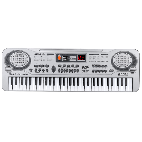 61-Key Keyboard Piano Piano Led Instrument Toetsenbord 21-Inch Muziek Onderwijs Dubbele Rij Elektronische Piano Kinderen beginnen