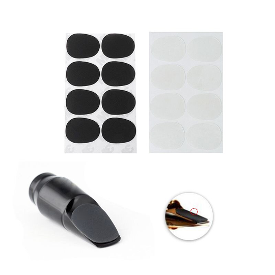 8Pcs Treble/Alt/Tenor Saxofoon Klarinet Mondstuk Patches Pads Kussens 0.3Mm