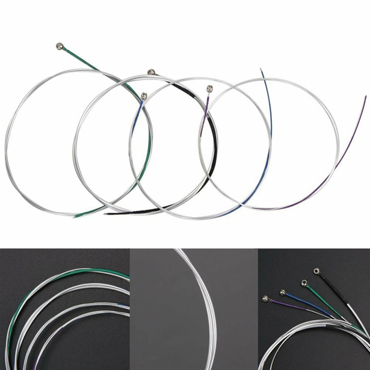 4 Stuks Een Set Van Viool Snaren E-A-D-G Core Staal + Nikkel Wond Prachtige Snaarinstrument Onderdelen Accessoires
