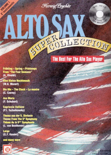 Noten Altsaxophon ALTO SAX SUPER COLLECTION 1 incl. CD EMZ 2107794 klassisch