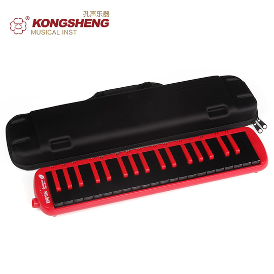 KONGSHENG 37 Sleutel Melodica F-37S Toetsenbord Voor Onderwijs (met draagtas) Zwart Rood Blauw Muziekinstrumenten