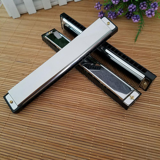 24 gaten Tremolo Sleutel C Harmonica Mondharmonica Kinderen Muziekinstrument Speelgoed Voor Beginner Harmonica minnaar