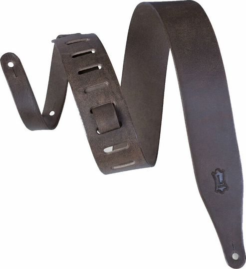 Levys M17D Ledergurte für Gitarren Brown