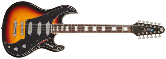 Rapier Saffire 12 Electric Guitar Sunburst