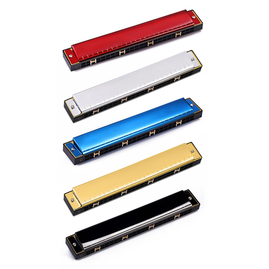 C Key Harmonica 24 Gaten, Prestaties Tremolo Harmonica Voor Volwassenen Kinderen Beginner