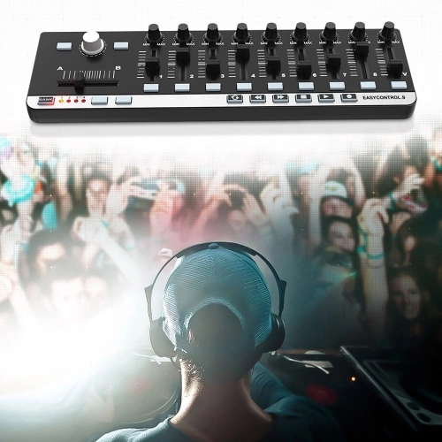 Worlde EasyControl.9 Portable Mini USB 9 Slimline-Control-MIDI-Controller