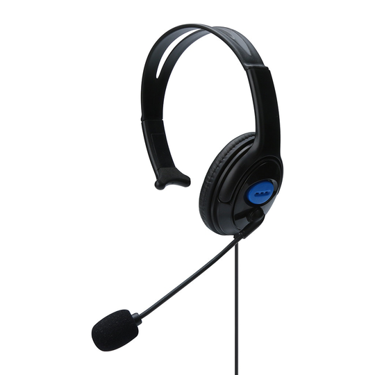 Grote Zachte Oordopjes Bedrade Gaming Headset Enkelzijdige Oor Gemonteerde Stereo Hi-Fi Microfoon Voor PS4/Pc/ laptop #10