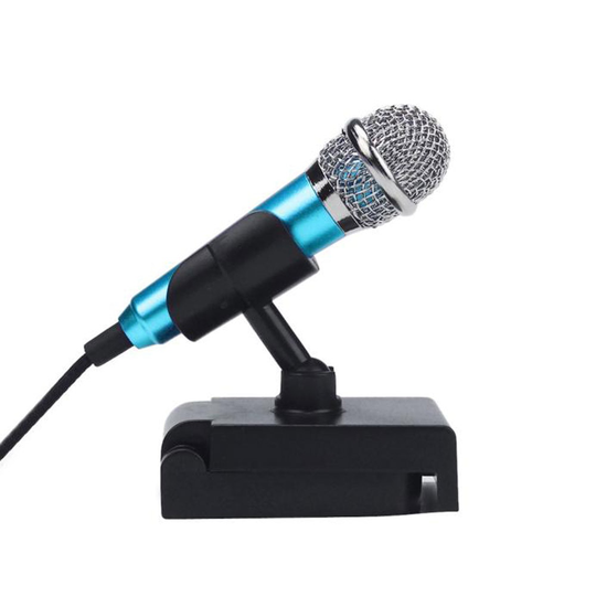 Mini Karaoke Hoge Standaard Condensator Microfoon met Standaard Houder Anti-geluid Stereo Telefoon Computer Mini Microfoon #10