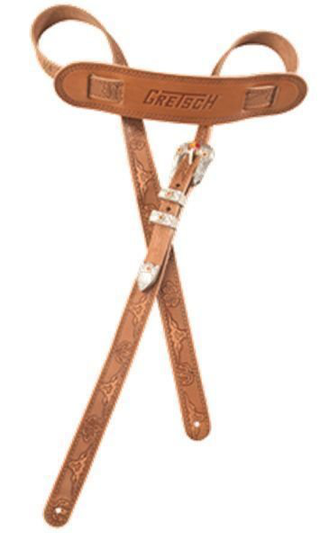 Gretsch Vintage Ledergurte für Gitarren Russet