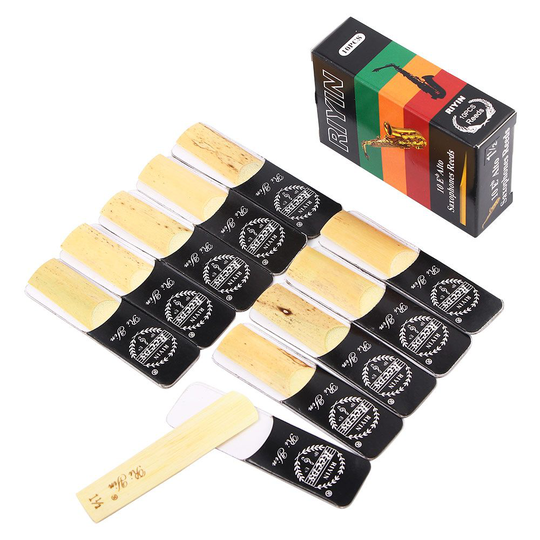10 Pack Eb Altsax Saxofoon Rieten C Saxofoon Riet Houtblazers Instrument Onderdelen Accessoires