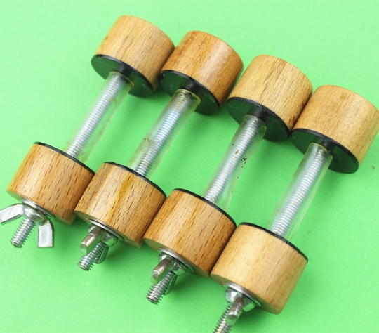 Viool maken/reparatie tools, 6 stks eenvoudige wortel viool/altviool lijmen klem