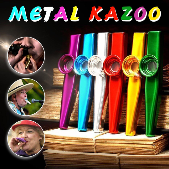 1Pc Metalen Kazu Harmonica Beginners Kinderen Leren Onderwijs Adult Party Muziekinstrument Voor Baby Kids Toy