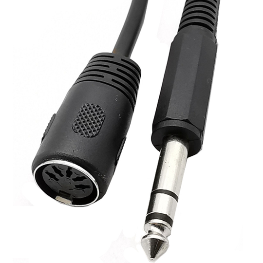 Midi Kabel, 5-Pin Din Female Naar Monoprice 6.35Mm (1/4 Inch) man Trs Stereo Audio Verlengkabel