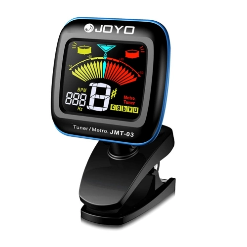 JOYO JMT-03 tragbare Guitar Tuner Metronom Digitaltuner Clip Mikrofon für Stimmer Gitarre Bass Ukulele Violine