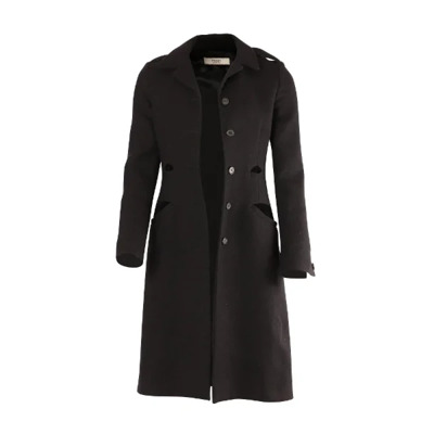 Pre-owned Wool outerwear Prada Vintage , Zwart , Dames