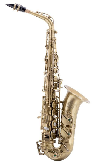 Chateau Altsaxophon, Antique Powerbell Schallstück, gebürstet