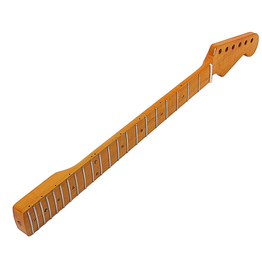 Houten 21 Fret Toets Hals Onderdelen Vervanging Voor Elektrische Gitaar Volledige Maple Hout Elektrische Gitaar Hals Model Hals