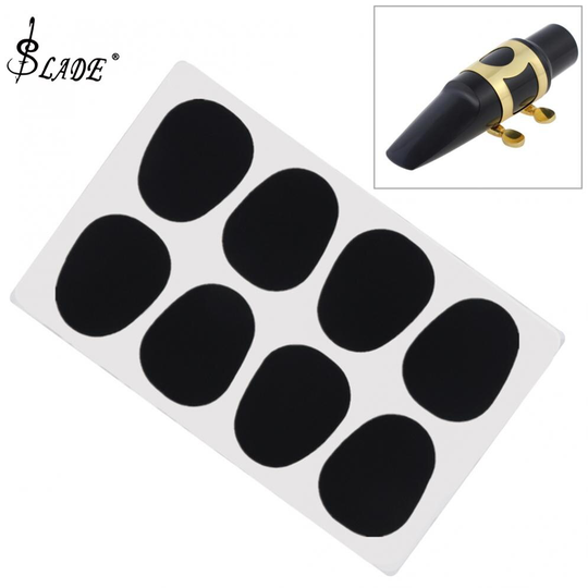 Slade 8 Stuks 8 Stuks Standaard 0.8 Mm Alto Tenorsaxofoon Mondstuk Kussens Pads Houtblazers Muziekinstrumenten Onderdelen Accessoires