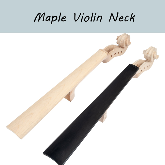 Esdoorn Viool Hals Met Ebbenhout/Maple Toets Viool Onderdelen Accessoires