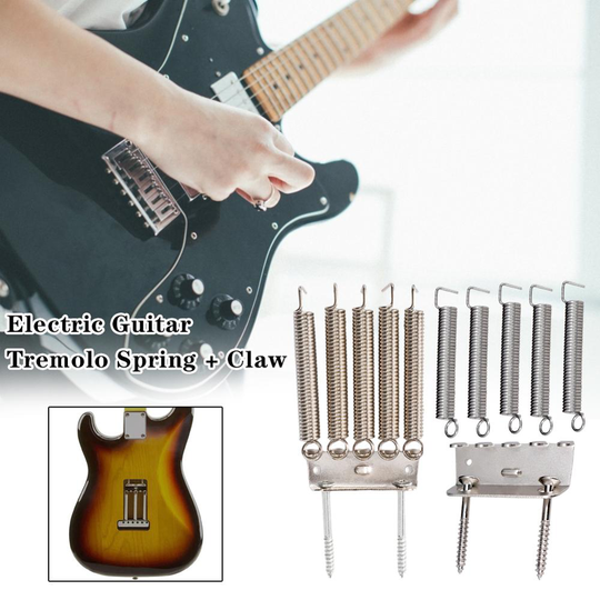 Elektrische Gitaar Tremolo Springs & Claw & Schroeven Kit Elektrische Gitaar Vervangende Onderdelen Tremolo Bridge Onderdelen Voor Fender Strat S