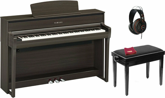 Yamaha CLP-775 DW SET Dark Walnut Digital Piano