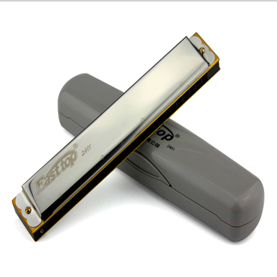 T2401Easttop Harmonica 24 Gaten Mond Harp Tremolo Sleutel Van C Mondharmonica Instrumentos Musicales Arpa De Boca Armónica Harmonika