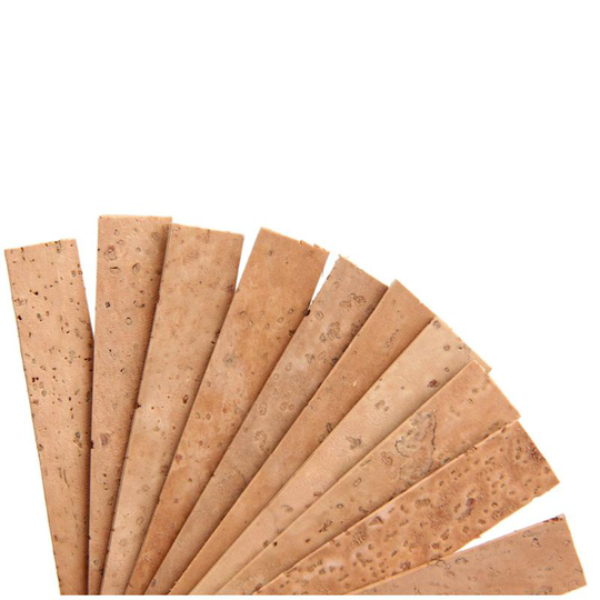 10x Bb Klarinet Neck Joint Cork Sheet Natuurlijke Kurk Klarinet Onderdelen 81*11*2 Mm