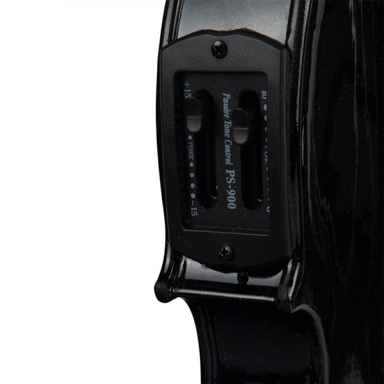 4/4 Full-Size Viool Viool Geluid En Elektrische Viool Massief Houten Body Ebbenhout Accessoires Zwart elektrische Viol