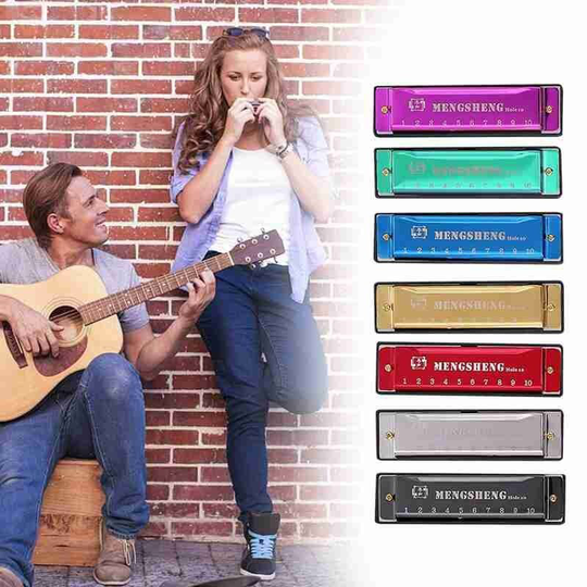 10 Gaten Mondharmonica Voor Folk Jazz Melodica Swan Harmonica Diatonische Blues Harp Houtblazers Muziek Instrument Mondharmonica