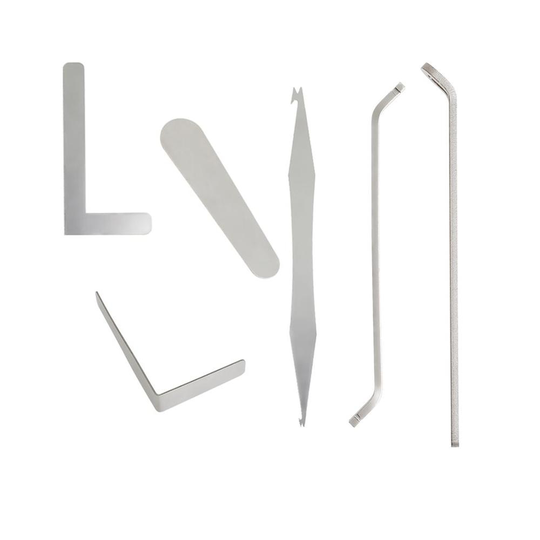W24 Saxofoon Reparatie 6 Stuk Inclusief Lente Haak Geluid Gat Reparatie E Tang Tone Cover Tuning Trimmen Gereedschap