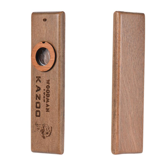 Woodman Houten Kazoo Makkelijk Te Hoge-End Instrument Ukulele Gitaar Partner Hout Harmonica Met Gratis Metalen Geschenkdoos FL03