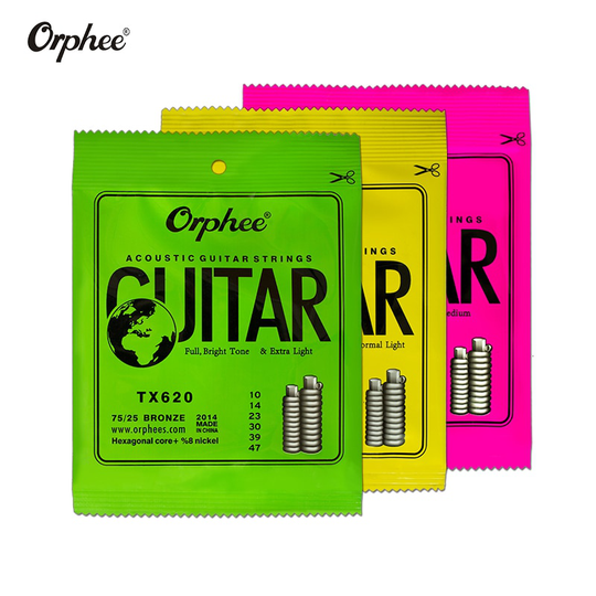 10 pcs orphee gitaar snaren TX620/TX630/TX640 akoestische gitaar snaren Extra Licht