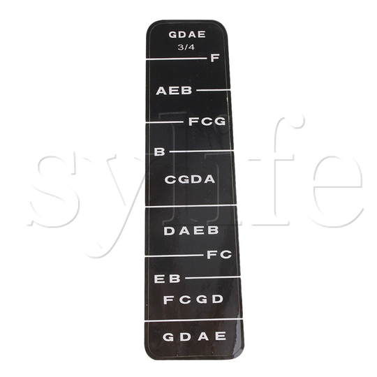 Vinger Gids Violon Practise Toets Label Sticker Voor 3/4 Viool