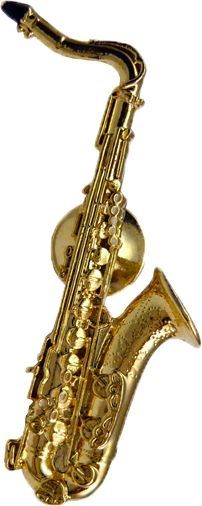 Anstecker Tenor-Saxophon FP-Schmuck #542 Musikergeschenke Musikerschmuck