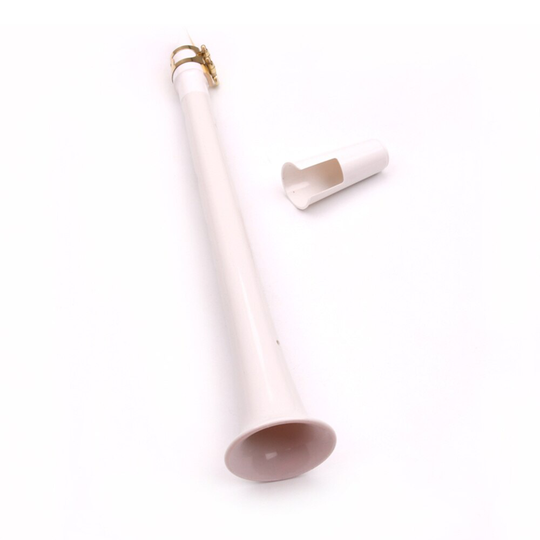 8-Hole Pocket Saxofoon Sax Mini Saxofoon Draagbare Kleine Saxofoon Houtblazers Instrument (Wit)