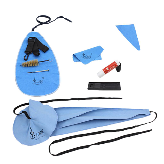 10-In-1 Saxofoon Cleaning Kit Kurkvet Duimsteun Voor Sax Wind Instrumenten Accessoires