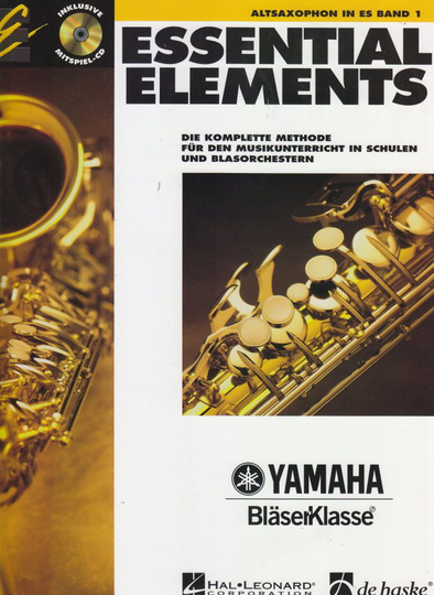 Noten ESSENTIAL ELEMENTS 1 Altsaxophon mit CD Yamaha Bläserklasse DHE 0567