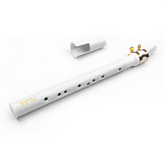 Muslady Zwart/Wit Mini Pocket Saxofoon Draagbare Kleine Sax Met Zwarte Draagtas Houtblazers Instrument