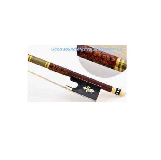 1 st Brazilwood Strijkstok 4/4 Straight Pretty inlay