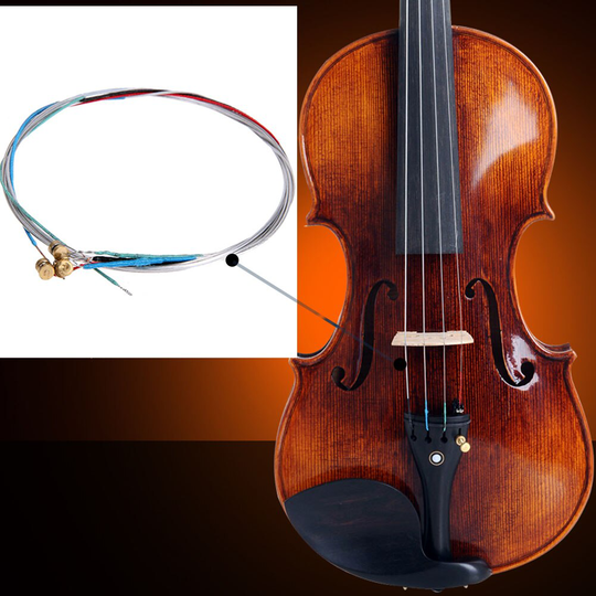 4Pcs Volledige Set Viool String E-A-D-G Core Fiddle String Vervanging Voor 3/4 & 4/4 Viool Muziekinstrument Onderdelen Accessoires