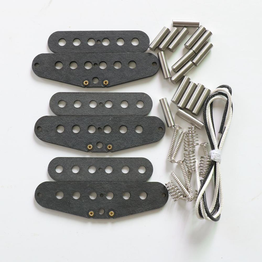 48/50/52mm Fiber plaat gitaar pickup spoel wankelen Alnico 5 staaf magneten Flatwork gitaar pickup kits gitaar accessoires медиатор