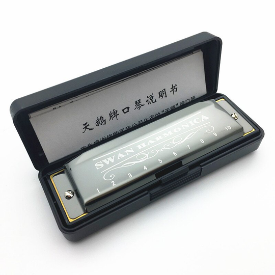 Swan Harmonica 10 Hole 20 Tone Diatonische Blues Harp Het Hele Netwerk Exclusieve Verkoop Mondharmonica