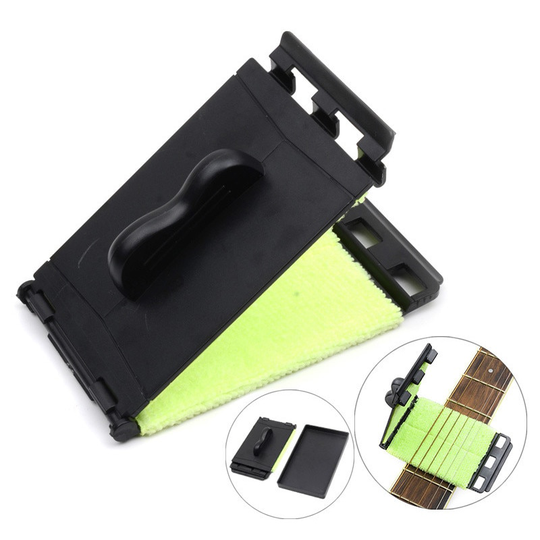 Gitaar String Cleaner String Fretboard Cleaner Gitaar Bas Borstel Scrubber Handige Cleaning Onderhoud Tool Gitaar Accessoires